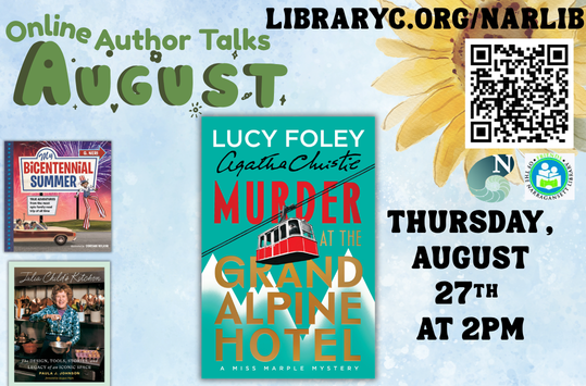 Virtual Author Event: Lucy Foley Thursday August 27 at 2pm