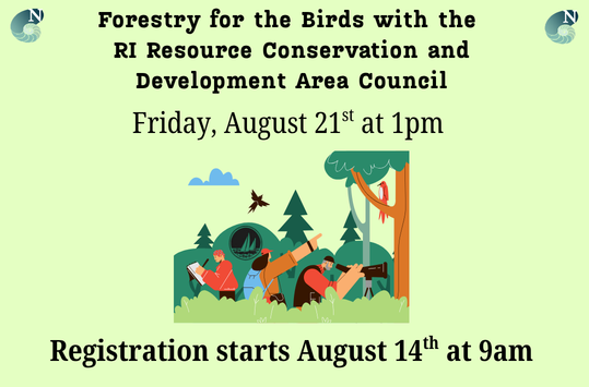 Forestry for the Birds with Paul Dolan Friday August 21 at 1pm