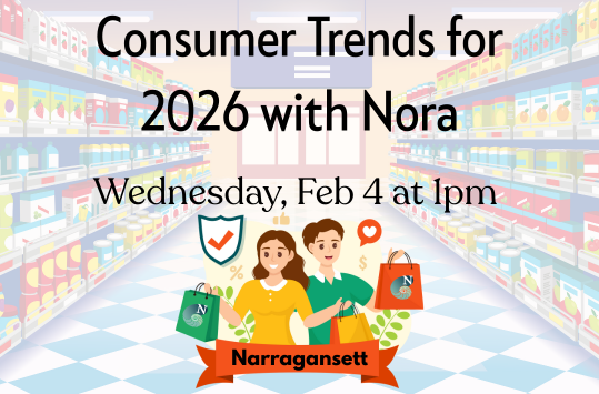Consumer Trends for 2026 with Nora Wednesday Feb 4 at 1pm