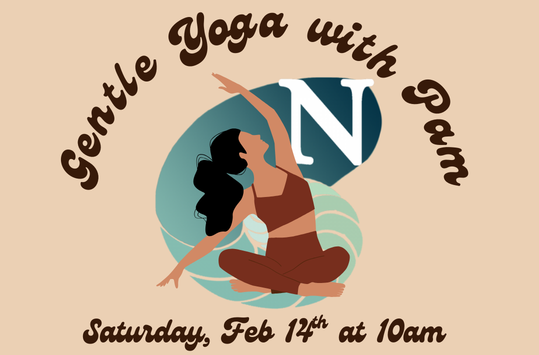 Gentle Yoga with Pam Saturday Feb 14 at 10:00 am