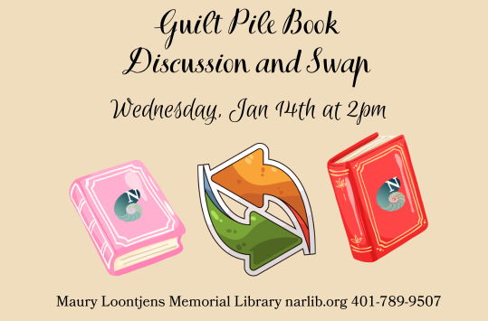 Guilt Pile Book Discussion Wed Jan 14 at 2pm