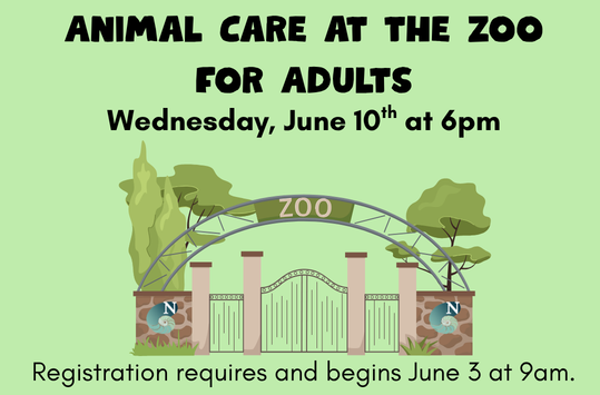 Animal Care at the Zoo Wednesday June 10 at 6pm