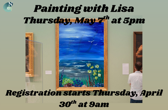 Spring Flower Painting with Lisa Thursday May 7 at 5pm