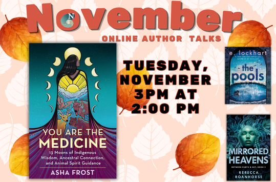 Virtual Author Event: Asha Frost Nov 3 at 2pm