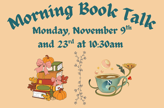 Monday Morning Books Chat Nov 9 at 10:30am