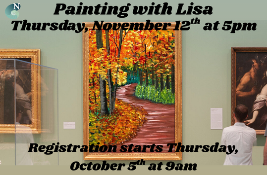 Painting with Lisa Thursday Nov 12 at 5pm