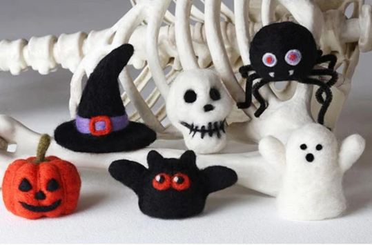 Spooky Felted Scene with Carol Friday Oct 9 12pm